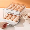 Organizador de Ovos Multicamadas com Gaveta Retrátil