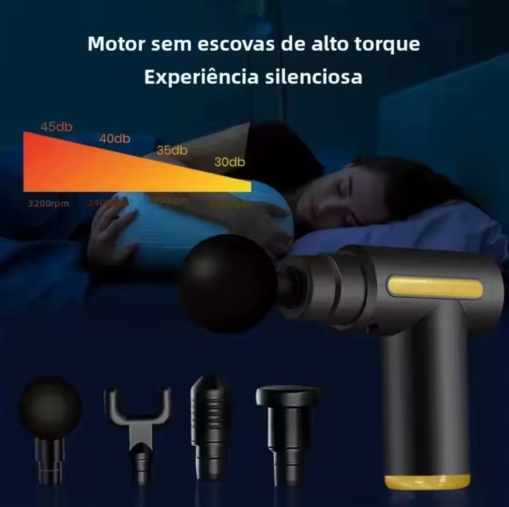Massageador de Percussão Portátil Premium